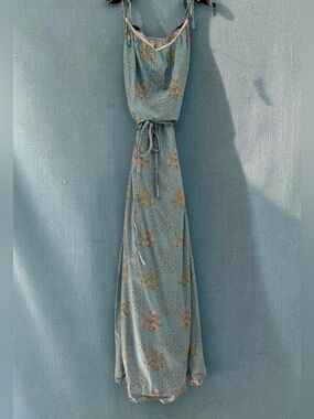 Christy Dawn Blue Lou Floral Maxi Dress